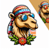 create beautiful camel hippie mascot logo only 12 hours