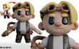 create 3d character stylized cartoon animation ready assets