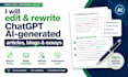 edit rewrite chatgpt ai generated articles, blogs, essays