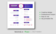 design professional unique infographic resume very fast