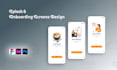 design mobile app splash screen and onboarding screens