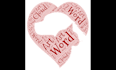 do word cloud art or word art design with your text