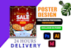 create a professional social media poster designer