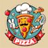 design creative pizza mascot logo design in 12 hours