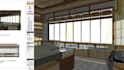 create 3d model bedroom, with combination of your concept