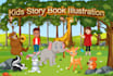 design children story book illustrations