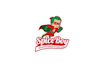superhero spice boy restaurant logo design