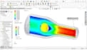 do 3d modeling, 2d drawing and flow simulation in solidworks
