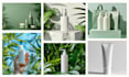 create cosmetic aesthetic bottles and perfume mockups