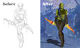 design a anime art character