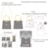 create fashion handbags accessories, luggage as flats or 3d