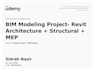 create 3d architectural and structural bim modeling upto lod 400 in revit