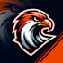 do, modern, style, hawk, head, mascot logo