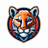 do, modern, style, creative, cougar, head, mascot, logo