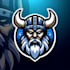 do, creative, modern, viking, head, mascot logo design