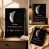 design a custom moon phase wall art gift