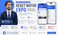develop expo react native mobile app for android and ios