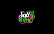 mobile bar salt lime logo design