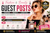 publish fashion and beauty guest posts on high da websites