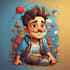 do amazing cartoon t shirt design