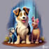 design a custom disney pet portrait
