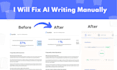 rewrite any document to remove ai and plagiarism