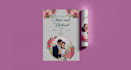 design wedding invitation cards, banner, wed events or flyer