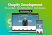 build shopify store or figma to shopify store
