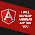 develop angular web application and responsive website with firebase nodejs