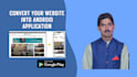 make a webapp or site into android app and publish on play store
