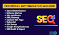 do on page optimization and technical SEO for wordpress website