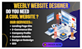 design weebly website design, redesign or custom weebly website