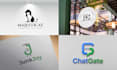 create modern minimalist and negative space logo design