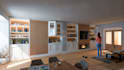 create photorealistic 3d renders of kitchens and living rooms