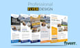 do commercial real estate flyer or brochure design