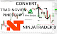 convert tradingview pinescript to ninjatrader