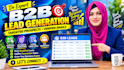 do targeted b2b lead generation and verified email list building
