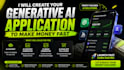 create your generative ai application to make money fast