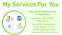 fix or setup meta pixel capi google ads conversion tracking ga4 GTM for shopify