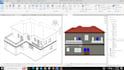 draw 2d floor plan, 3d modeling and renderings in revit, sketchup or cad