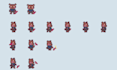create pixel art sprite sheet animation and custom characters