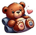 create 10 cute digital stickers