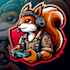 create amazing squirrel gaming mascot logo in 12 hours