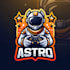 design different astro gaming mascot logo with unlimited revision