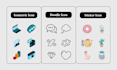 create icon design, custom icons, vector icons, website icon, and icon set