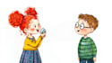 draw cute, simple and funny cartoon, draw cute, simple and funny cartoon