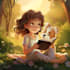 draw children story book unique ai illustration