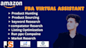 amazon fba virtual assistant,product research, listing optimization,ppc compaign