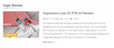 publish vape article and product reviews our website
