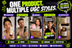 create high converting ai ugc video ads, ai product and commercial videos